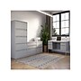 Hirsh 60"W Double-Pedestal Teacher's Desk, Platinum/White (22645)~#|#~17470867-35C5-4F57-A65FEEFFC6CFBDD5_sc7