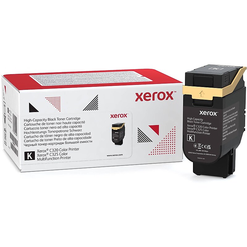 Xerox 006R04831 Black High Yield Toner Cartridge, Prints Up to 8,000 Pages image 1
