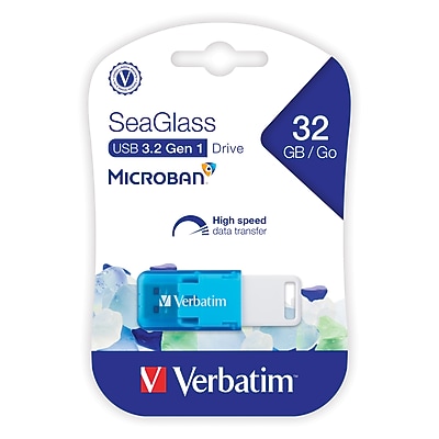 Verbatim SeaGlass 32GB USB 3.2 Type A Flash Drive - Thumbnail 4