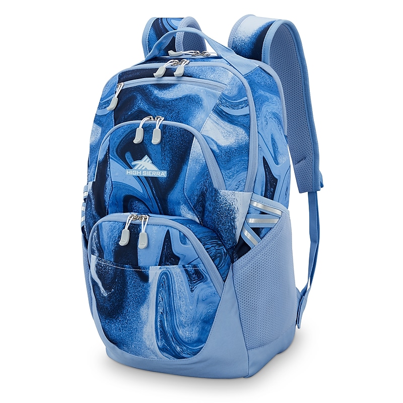 High Sierra Swoop SG Backpack, Medium, Blue Marble Swirl (130360-A625) image 1