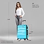 DUKAP Rodez 24" Hardside Suitcase, 4-Wheeled Spinner, TSA Checkpoint Friendly, Light Blue (DKROD00M-LBL)~#|#~17498DEF-9E63-49FD-B96A244C129BC389_sc7