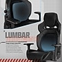 Sharper Image SGX300 Polyurethane Ergonomic Gaming Chair, Black (52914-BLKWHT)~#|#~174A1A02-D990-4BA5-A39AA9F11A020ADB_sc7