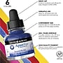 Daler-Rowney Aquafine Watercolor Ink, Assorted Colors, 29.5ml, 7/Set (DRW166100007)~#|#~174C0E76-7640-45DD-9F50CDE1E90471E6_sc7