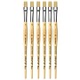 da Vinci JUNIOR Mixed Media Synthetic Bristle, Flat Brush, 6/Bundle (DVXVA32910-6)~#|#~174D9247-B605-489D-9DE11508A4B153FC_sc7