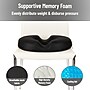 Mind Reader Ergonomic Memory Foam Seat Cushion with Cooling Core, Black (DOSEATCG-BLK)~#|#~174DBCE9-AD46-46F3-A24A94F21A918244_sc7