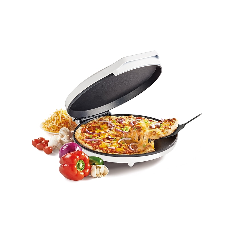 Betty Crocker 12-Inch Pizza Maker Plus, Silver (BC-2958CS) image 1