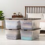 Iris 91 Quart Storage Container with Lid, Plastic, Gray, 4/Pack (500253)~#|#~17509336-C8FD-4A87-AC044E2E129F73FB_sc7