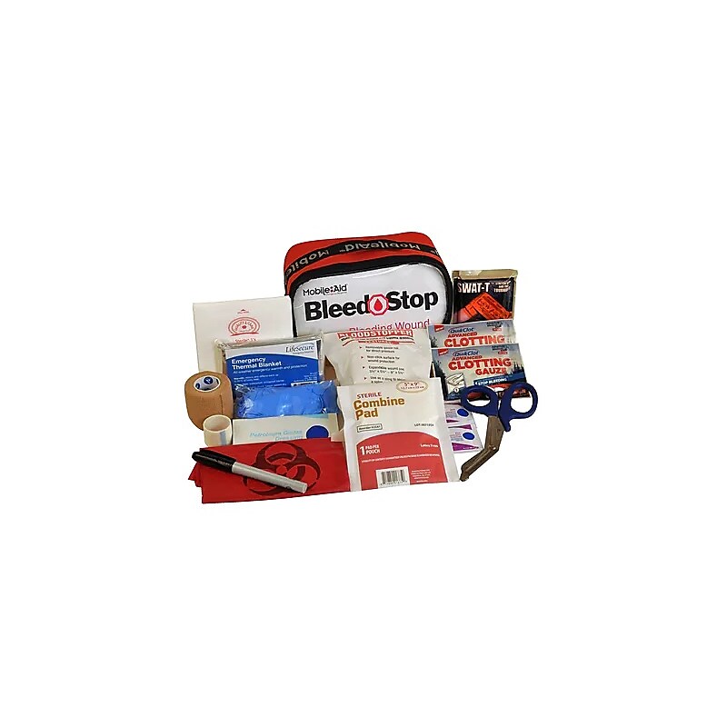 MobileAid BleedStop Immediate Response Bleeding Control & Gunshot Wound 2-Person Bleeding Control Kit (32712) image 1