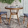 Flash Furniture Lourdes Indoor/Outdoor French Bistro Table, Navy/White (SDA64280NVWHNAT)~#|#~1754A030-7E0E-4A0D-B4731C42C16F8944_sc7