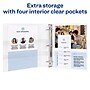 Avery Nonstick Heavy Duty 1/2" 3-Ring View Binders, Slant Ring, White (5234)~#|#~175A35A1-6B24-47AC-A44A44020A142301_sc7