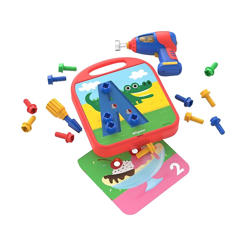 Educational Insights Design & Drill ABCs & 123s, Multicolor, Ages 3+ (4113) image 1
