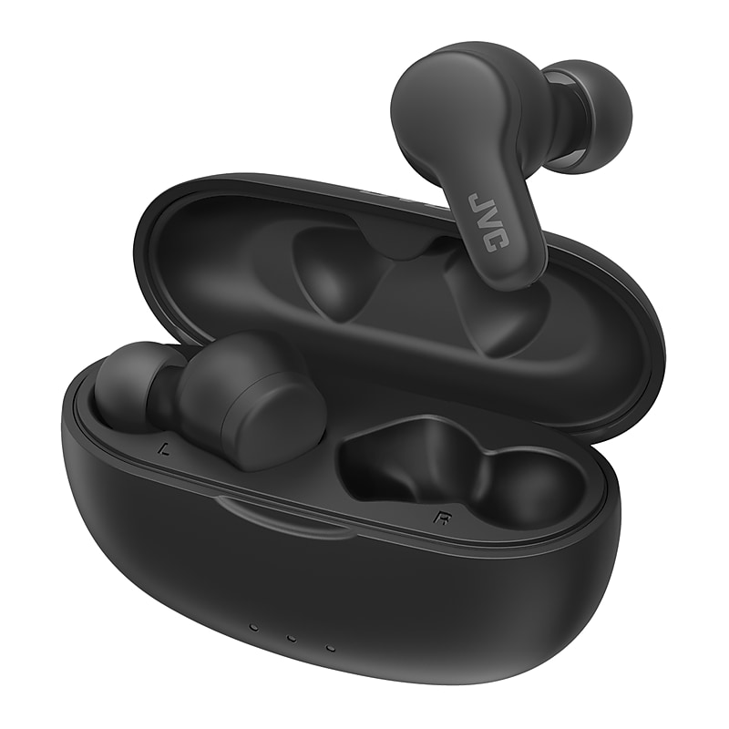 JVC Gumy Wireless Earbuds, Bluetooth, Black (JVCHAA7T2B) image 1