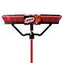 Libman Commercial 24" Multi-Surface Heavy-Duty Push Broom, Red & Black Bristles, 3/Carton (823)~#|#~176600FC-5566-48D3-AE9162151850900D_sc7
