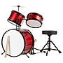 Hey Play Kids Drum Set with Throne Stool, Red, 3 Pieces/Set (80-TT0078-RD)~#|#~1766804C-41D1-43C2-A70976AD04B1D193_sc7