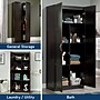 Sauder Select 71"H Storage Cabinet with 4 Shelves, Cinnamon Cherry (419496)~#|#~176A38CE-3570-4022-9DF49C5A8810B4EE_sc7