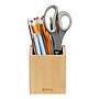 Mind Reader Wood Pen Cup Holder, Brown (BMPEN-BRN) ~#|#~176BA300-1553-42BB-84FF56A8488A3951_sc7