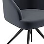 Martha Stewart Sora Fabric Swivel Stationary Office Chair, Gray/Oil Rubbed Bronze (CH222119GYBK)~#|#~176DF41A-D23F-458F-884797D4DE53807A_sc7
