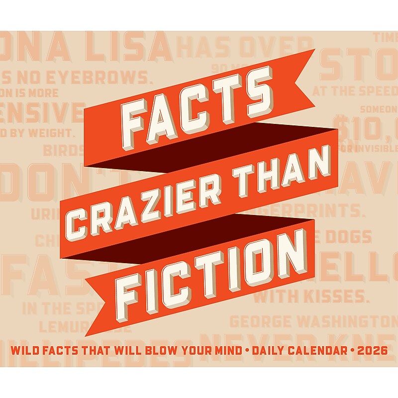 2026 Willow Creek Facts Crazier Than Fiction 6.2" x 5.4" Day-to-Day Calendar (55175) image 1