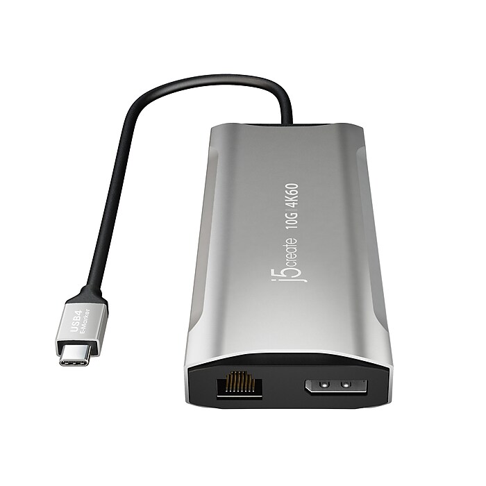 j5create 4-in-1 USB-C to 4-Port Type-C Hub(Eco-Friendly), Hub with Four 10 Gbps Type-C Ports | Compatible with MacBook Pro, MacBook Air, iPad, Mac mini and More Type C Devices and More(JCH345EC