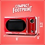 Nostalgia Retro 0.7 Cubic Foot Countertop Microwave, Retro Red (NRMO7RD6A)~#|#~17752DA8-E8A7-4BD8-8012F2E07FBA1A1C_sc7