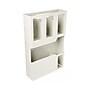 Medline Vertical Isolation Protection Organizer & Dispenser, 5 Compartment, ABS, Light Beige (NONL007)~#|#~17780A83-6074-400C-9FD4200F33E19B46_sc7