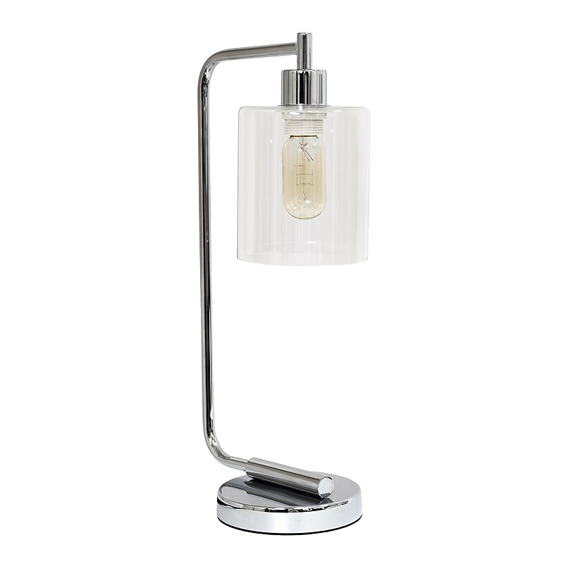 Simple Designs Bronson LED Desk Lamp, 18.8", Chrome, 4/Pack (LD1036-CHR-4PK) image 1