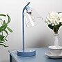 Simple Designs Sleek Essentials LED Desk Lamp, 15.75", with USB Ports, Blue (LD1074-BLU)~#|#~177F53FE-D33E-4451-9FA6C924AC47E7E6_sc7