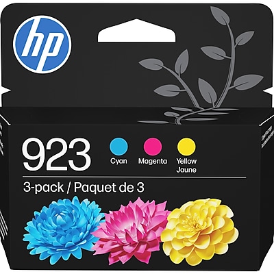 HP 923 Cyan/Magenta/Yellow Standard Yield Ink Cartridges, 3/Pack (6C3Y4LN) Sansujyuku sansujyuku.com