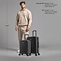 InUSA Trend 2-Piece Hardside Spinner Luggage Set, TSA Checkpoint Friendly, Black (IUTRE0SM-BLK)~#|#~178D0997-7842-4921-94AF7E392E250000_sc7