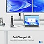 Plugable 16-in-1 Thunderbolt 4 Docking Station for 4 Monitor Setup, 100W, Silver/Black (TBT4-UDZ)~#|#~178D55E2-90B7-4A98-AE3E055FDBFD27FB_sc7