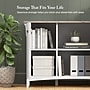 Bush Furniture Salinas 30" Accent Storage Cabinet with 3 Shelves, Shiplap Gray/Pure White (SAS147G2W-03)~#|#~178EE87C-4E68-462B-9BA35B106B628F3B_sc7