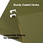 Staples 100% Recycled Reinforced Recycled Hanging File Folder, 1/3-Cut Tab, Letter Size, Standard Green, 25/Box~#|#~1796F8BE-02CC-4FCB-9859DC1979B57586_sc7