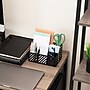Mind Reader 5-Compartment Metal Desk Organizer, Black (MOSORG-BLK)~#|#~179BAE82-CC71-45C4-AE476403A6806DE7_sc7