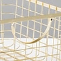 mDesign Metal Basket with Handles, Soft Brass (24829W)~#|#~179FC2BE-A4B4-48F0-B1A6D4D9636AC5D7_sc7