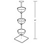 Azar Three-Tiered 12"W Bowl Floor Display, Clear (751203)~#|#~17A0ED95-A4CA-4C35-9FE26F26BB0B0F6B_sc7
