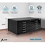 AdirOffice 5-Slot Flat File Cabinet, 19.29"H x 40.37"W x 29.37"D, Black (ADIOF500-01-MK)~#|#~17A72F38-EED5-4490-8E6869A7AC762933_sc7