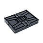 Universal Collapsible Crate, 17 1/4 X 14 1/4 X 10 1/2, Black/gray, 2/pack~#|#~17A75D95-D050-4CA6-8FFC0425B9ABCFDA_sc7