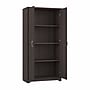 Bush Furniture Cabot 61"H Storage Cabinet with 4 Shelves, Heather Gray (WC31799)~#|#~17A8D728-70F9-48AA-82512BDE1F5B05AA_sc7
