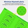 Avery Rectangle Multipurpose Labels, 1" x 2-5/8", Neon Green, 1280/Box (94201)~#|#~17AB614D-6F37-4C76-B5561FEFA7C9E58A_sc7