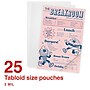 Staples Thermal Laminating Pouches, Menu Size, 3 Mil, 25/Pack (5201102/5201104)~#|#~17B03B1B-3757-4A13-B2B0DE40689C4578_sc7