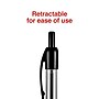 Staples® Retractable Ballpoint Pens, Fine Point, 0.7mm, Black Ink, Dozen (50786-CC)~#|#~17B0AD98-5D51-4002-B67D1DB0807AA75D_sc7