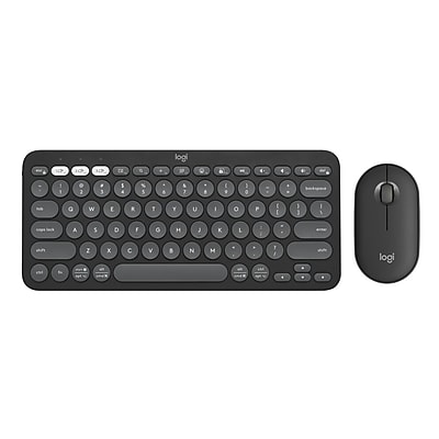 Logitech Pebble 2 Combo - Wireless Keyboard And Mouse Set With Bluetooth And Logi Bolt