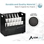 AdirOffice 21-Slot Mobile Roll File, 28.5"H x 30"W x 15.75"D, Black, 2/Pack (625-BLK-2PK)~#|#~17B32BDC-FF87-44FA-99DBF91D7A90FA7C_sc7