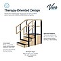 Viva Comfort Wood Physical Therapy Non-Slip 30" One-Sided Staircase with Safety Handles, 500 lb Capacity, Oak (ADIME906-03-30)~#|#~17B68844-D401-4EEB-99091E0F0001F883_sc7