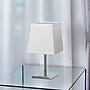 Creekwood Home Square Chrome 9.65" LED Table Lamp, White (CWT-1013-WH)~#|#~17B7CD4E-515D-4BFA-A37D4A4A93F6D112_sc7