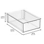 mDesign Plastic Organizer, Clear (25719RW) ~#|#~17BABE1C-5EC2-4F20-81521C6A8EBDDBA9_sc7