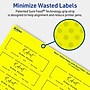 Avery Rectangle Laser/Inkjet Multipurpose Labels, 1-1/3" x 4", Neon Yellow (1120/Box)~#|#~17BBA061-8463-41EA-95932E848FC56EF7_sc7