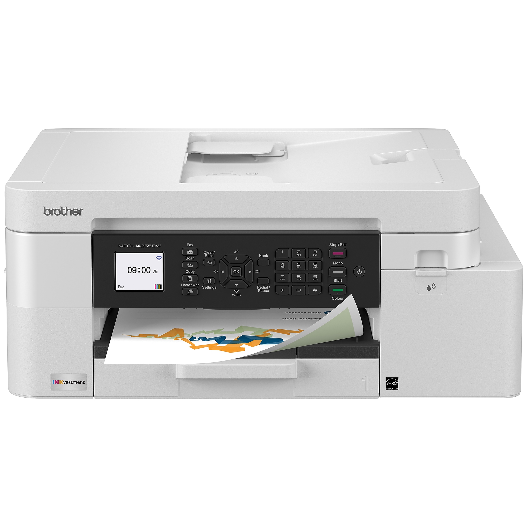 Brother INKvestment  MFC-J4355DW Wireless Color All-In-One Inkjet Printer, Best for Home Office Sansujyuku sansujyuku.com