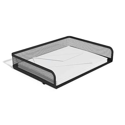Staples Black Wire Mesh Stackable Legal Tray 1 Tray 