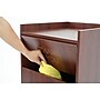 Alpine Industries Wood Trash Can, 40 Gallon, Mahogany (476-MA)~#|#~17CDFCA2-B9E2-4F54-885FD1CE3E4BE038_sc7